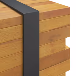 vidaXL Coffee Table 110x45x35 cm Solid Wood Teak end table sofa table - Additional view 6