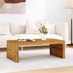 vidaXL Coffee Table 110x60x38 cm Solid Wood Teak end table sofa table