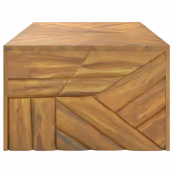 vidaXL Coffee Table 110x60x38 cm Solid Wood Teak end table sofa table - Additional view 4