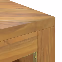 vidaXL Coffee Table 110x60x38 cm Solid Wood Teak end table sofa table - Additional view 6