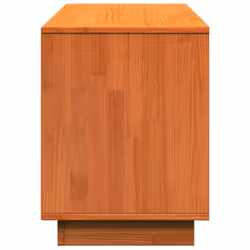 vidaXL Shoe Cabinet Shoe Storage Cupboard Shoe Rack Wax Brown Solid Wood Pine - Additional view 5