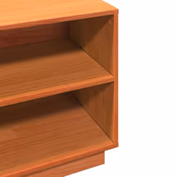 vidaXL Shoe Cabinet Shoe Storage Cupboard Shoe Rack Wax Brown Solid Wood Pine - Additional view 7