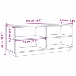vidaXL Shoe Cabinet Shoe Storage Cupboard Shoe Rack Wax Brown Solid Wood Pine - Additional view 9