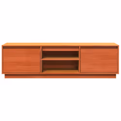 vidaXL TV Cabinet TV Stand TV Unit Media Cabinet Wax Brown Solid Wood Pine - Additional view 5