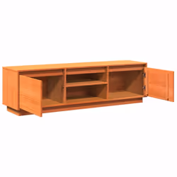 vidaXL TV Cabinet TV Stand TV Unit Media Cabinet Wax Brown Solid Wood Pine - Additional view 8