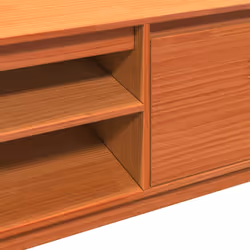 vidaXL TV Cabinet TV Stand TV Unit Media Cabinet Wax Brown Solid Wood Pine - Additional view 9