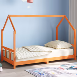 VidaXL 847137 kids bed Brown Wood