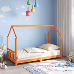 VidaXL 847137 kids bed Brown Wood