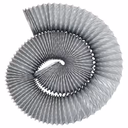 vidaXL Exhaust Duct Air Duct Pipe Flexible Exhaust Hose Venting Duct Hose PVC - 10 cm - Additional view 5