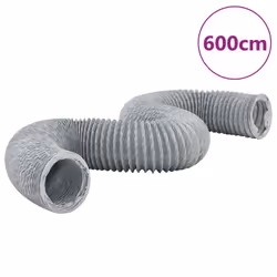 vidaXL Exhaust Duct Air Duct Pipe Flexible Exhaust Hose Venting Duct Hose PVC - 12.5 cm