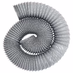 vidaXL Exhaust Duct Air Duct Pipe Flexible Exhaust Hose Venting Duct Hose PVC - 12.5 cm - Additional view 5