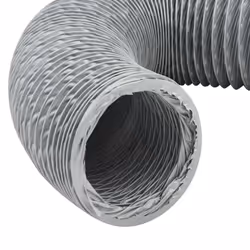 vidaXL Exhaust Duct Air Duct Pipe Flexible Exhaust Hose Venting Duct Hose PVC - 20 cm - Additional view 6