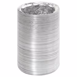 vidaXL Ventilation Duct Air Duct Flexible Exhaust Hose Venting Duct Aluminium - 20 cm