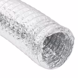 vidaXL Ventilation Duct Air Duct Flexible Exhaust Hose Venting Duct Aluminium - 20 cm - Additional view 6
