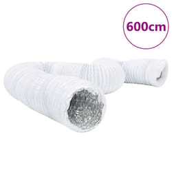 vidaXL Ventilation Duct Air Duct Exhaust Hose Venting Duct Aluminium and PVC - 20 cm