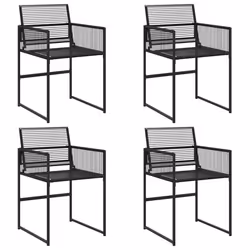 VidaXL 4008578, Terrace, Polyrattan, Steel, Black, 110 kg, 505 mm, 510 mm