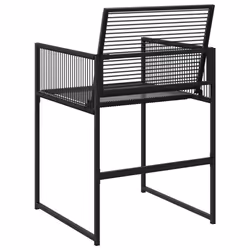 VidaXL 4008578 outdoor chair Terrace Polyrattan, Steel Black - Additional view 7