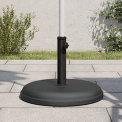 vidaXL Parasol Base for 1.3/1.4/1.5 Poles 33.1 lb Round