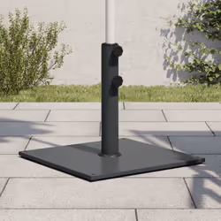 vidaXL Parasol Base for Ã32/38/48 mm Poles Umbrella Base Holder 17 kg Square
