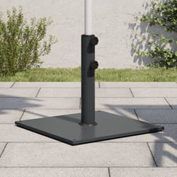 vidaXL Parasol Base for Ã32/38/48 mm Poles Umbrella Base Holder 17 kg Square