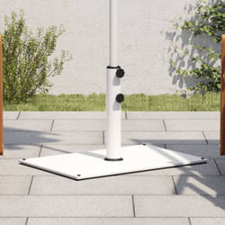 vidaXL Parasol Base for Ã32/38/48 mm Poles Umbrella Base 15 kg Rectangular
