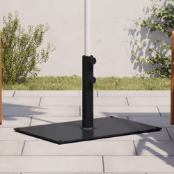 vidaXL Parasol Base for Ã32/38/48 mm Poles Umbrella Base 15 kg Rectangular