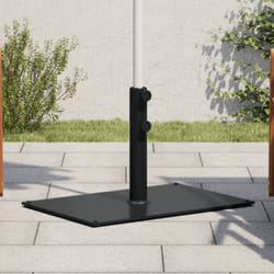 vidaXL Parasol Base for Ã32/38/48 mm Poles Umbrella Base 15 kg Rectangular