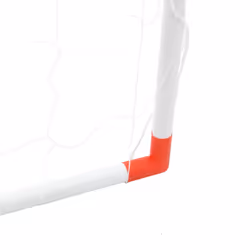 vidaXL Kids' Football Goal with Balls 2-in-1 Football Net Soccer Goal White - Additional view 8