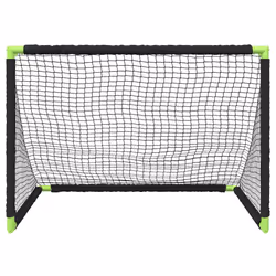vidaXL Kids' Football Goal Foldable Football Net Garden Soccer Goal Black - Additional view 4