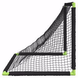 vidaXL Kids' Football Goal Foldable Football Net Garden Soccer Goal Black - Additional view 5