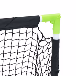 vidaXL Kids' Football Goal Foldable Football Net Garden Soccer Goal Black - Additional view 8