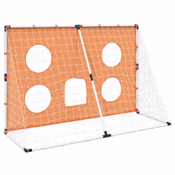 vidaXL Kids' Football Goal with Targeting Mat & Ball Football Net Soccer Goal - Additional view 6