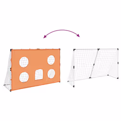 vidaXL Kids' Football Goal with Targeting Mat & Ball Football Net Soccer Goal - Additional view 7