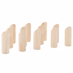 vidaXL Number Kubb Game Set 13 Piece & Carrying Bag Toss Game Solid Pine Wood - Additional view 4