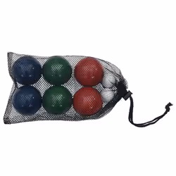 vidaXL Bocce Ball Set 8 Piece with Carrying Bag Bocce Game Solid Pine Wood - Additional view 2