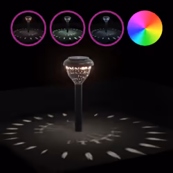 vidaXL Solar Pathway Lights with Ground Spikes Patio Solar Light Garden Light - model 1 - Additional view 5