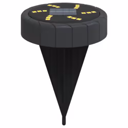 vidaXL Solar Ground Lights with Ground Spikes Solar Outdoor Light Warm White - model 1, 12 pcs - Additional view 4