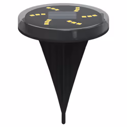 vidaXL Solar Ground Lights with Ground Spikes Solar Outdoor Light Warm White - model 2, 4 pcs
