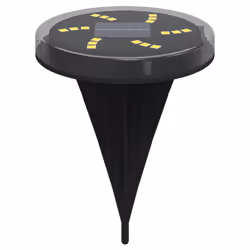 vidaXL Solar Ground Lights with Ground Spikes Solar Outdoor Light Warm White - model 2, 12 pcs - Additional view 4