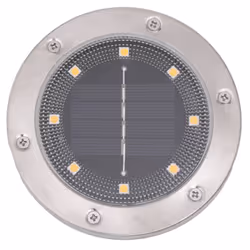 vidaXL Solar Ground Lights with Ground Spikes Solar Outdoor Light Warm White - model 4, 4 pcs - Additional view 4