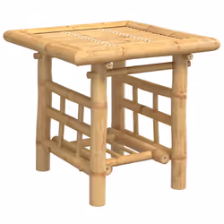 vidaXL Side Table Hall Tea Centre End Table Coffee Accent Sofa Table Bamboo - Additional view 4