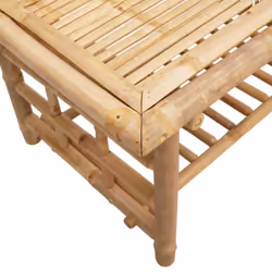 vidaXL Side Table Hall Tea Centre End Table Coffee Accent Sofa Table Bamboo - Additional view 5