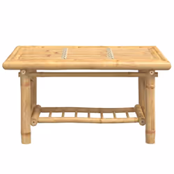 vidaXL Coffee Table Hall Tea Centre End Table Accent Side Console Table Bamboo