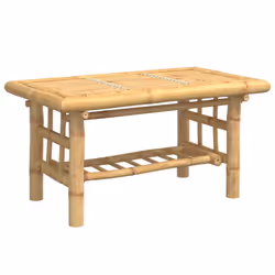 vidaXL Coffee Table Hall Tea Centre End Table Accent Side Console Table Bamboo - Additional view 4