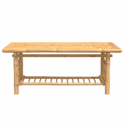 vidaXL Coffee Table Hall Tea Centre End Table Accent Side Console Table Bamboo