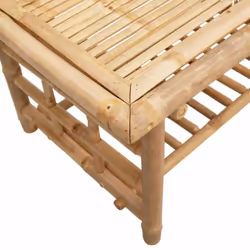 vidaXL Coffee Table Hall Tea Centre End Table Accent Side Console Table Bamboo - Additional view 5