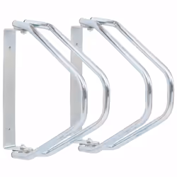 vidaXL Bicycle Stand Wall Mounted Bike Rack Bike Stand 2 pcs Galvanised Steel