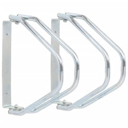 vidaXL Bicycle Stand Wall Mounted Bike Rack Bike Stand 2 pcs Galvanised Steel