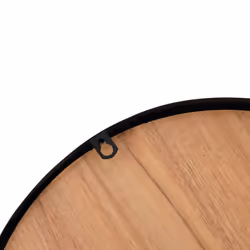 vidaXL Wall Clock Decor Quartz Round Wall Clock Brown Iron and Engineered Wood - Additional view 5
