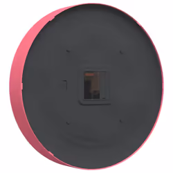 vidaXL Wall Clock Modern Quartz Round Wall Clock Pink Polystyrene and Glass - Additional view 4